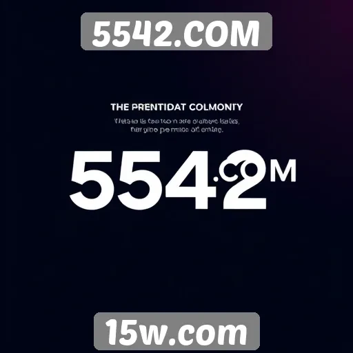 Plataforma 5542.COM se destaca pela usabilidade
