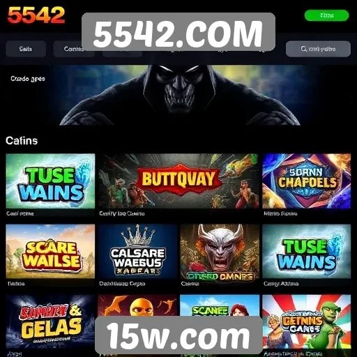 Destaques dos jogos mais populares em 5542.COM