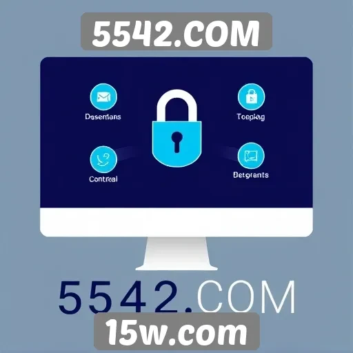 Características de segurança no site 5542.COM